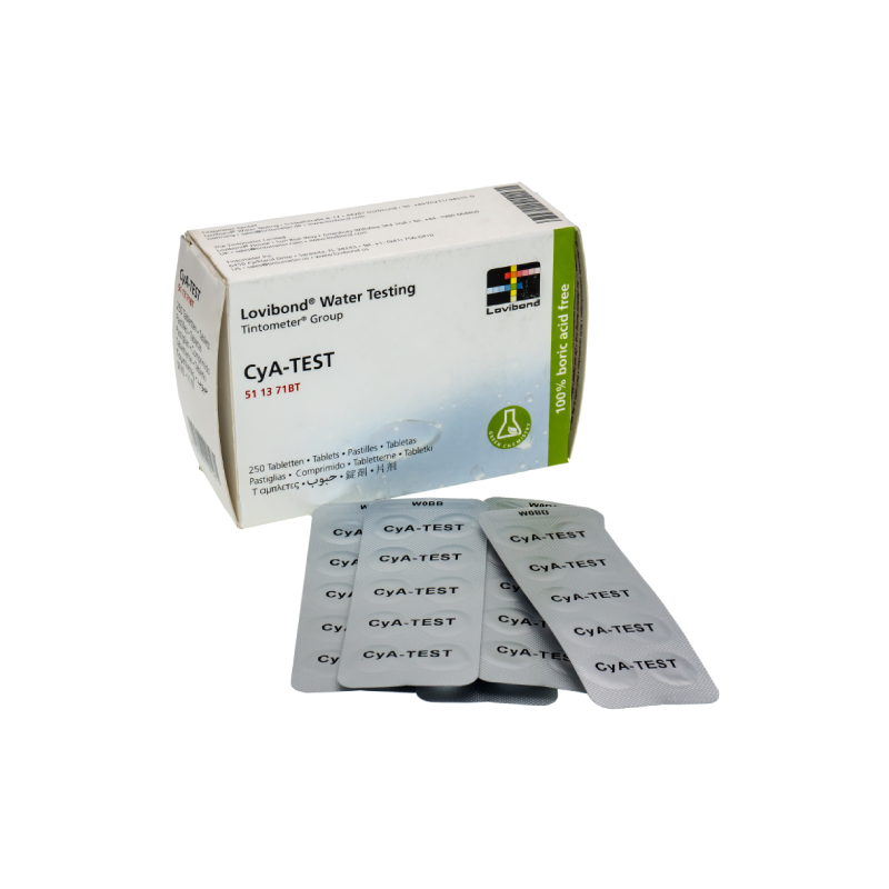 Plaquette de 10 pastilles DPD1, PH, CYA, TAC